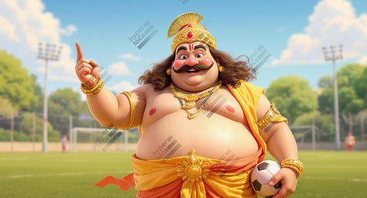 Maveli Football Ground Sports Illustration